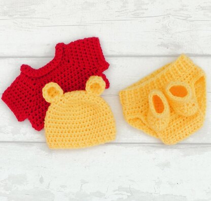 Winnie the pooh crochet baby blanket hot sale