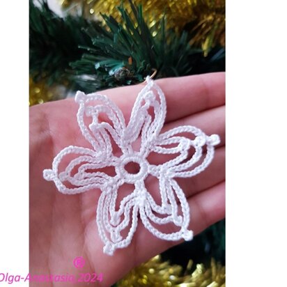 Crochet snowflake 30