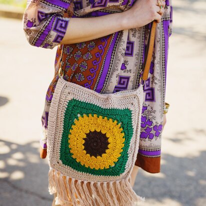 Sunflower Boho Bag