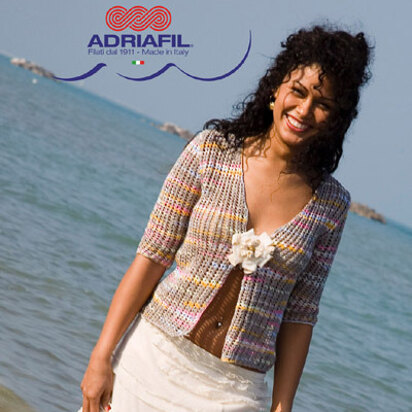 Capo Verde Jacket in Adriafil Fusione - Downloadable PDF - knitting pattern