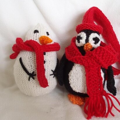 Snowman and Penguin