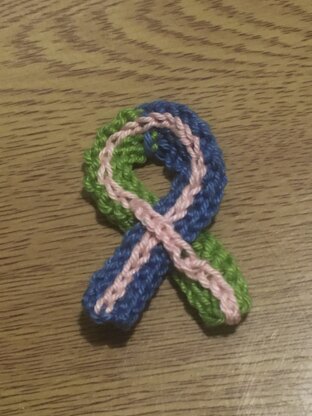 Metastatic breast cancer awareness day ribbon