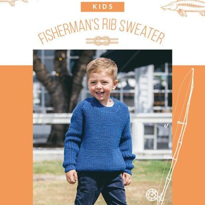 2111 Kids Fisherman's Rib Sweater