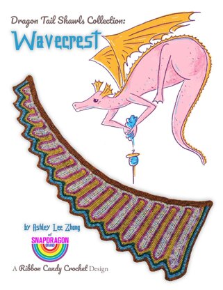 Wavecrest Dragon Tail Shawl