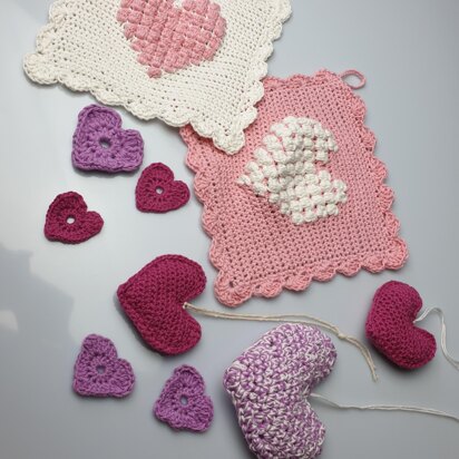 Valentines heart set