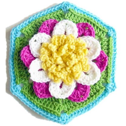 Water Lily Hexagon