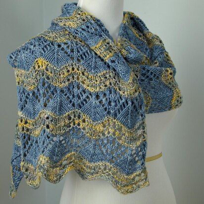 Luxilus Wrap - knitting pattern