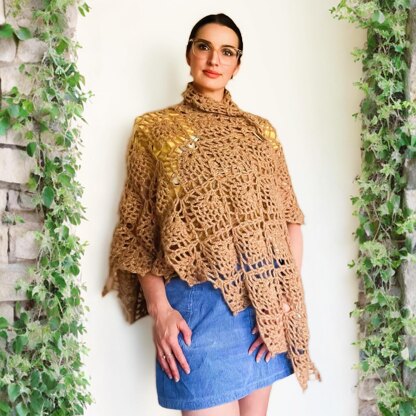 Vintage Pineapple Shawl