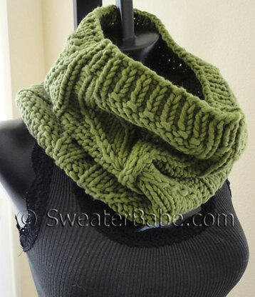 #158 Chunky Pinwheel Cowl