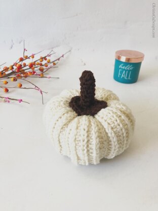 Ribbed Crochet Pumpkin