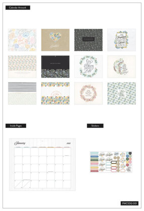 The Happy Planner Homebody Wall Calendar | LoveCrafts