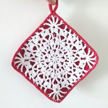 Falling Petals Potholder