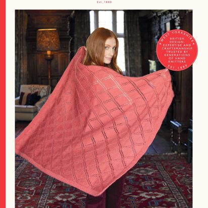 Shawl in Sirdar Country Classic Worsted - 10164 - Downloadable PDF - knitting pattern