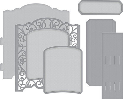 Spellbinders Shapeabilities Dies - Grand Cabinet 3D Card