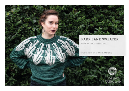 "Park Lane Sweater by Katie Moore" - Sweater Knitting Pattern For Women in The Yarn Collective