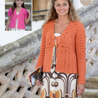 Cardigans in Sirdar Wash 'n' Wear Double Crepe DK - 9554 - Downloadable PDF