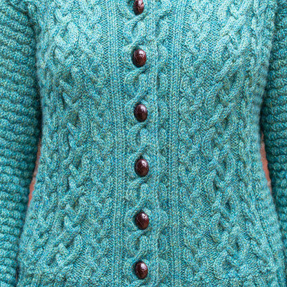 Cabled Cardigan #173