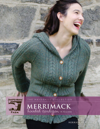 Merrimack Hooded Cardigan in Juniper Moon Farm Herriot