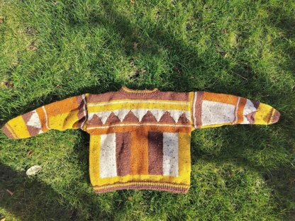 Oversized autumn sweater