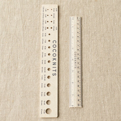 Cocoknits Ruler and Gauge Set