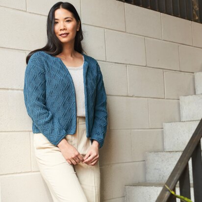 Balance Cardigan in Rowan Cotton Revive - Downloadable PDF