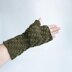 Herringbone Rib Fingerless Gloves