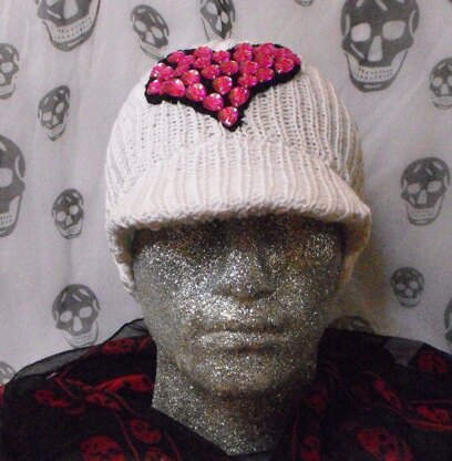 BIG HEART BEANIECAP KNITTING PATTERN - MADMONKEYKNITS