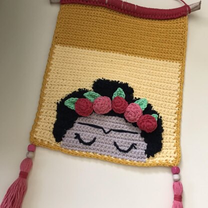 Crochet Frida Wall Hanging