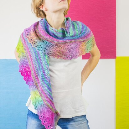 Icescape Shawl - knitting pattern