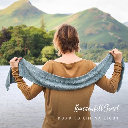 Bassenfell Scarf in The Fibre Co. Road to China Light - Downloadable PDF
