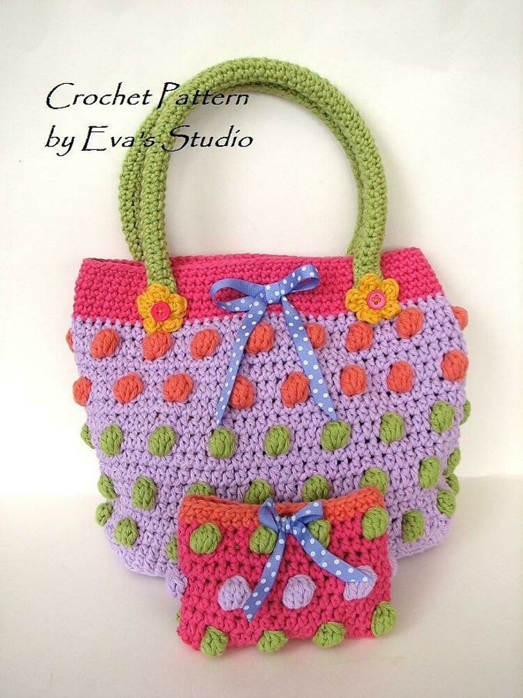 Crochet cheap girls bag