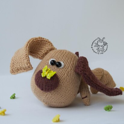Funny Puppy - knitting pattern