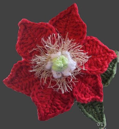 Collection of Clematis flower crochet