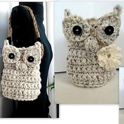 896 - OWL Basket or Purse