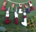 Christmas Elf Stocking Advent Garland & Cutlery Holders
