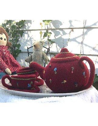 Knitted/Felted Teapot