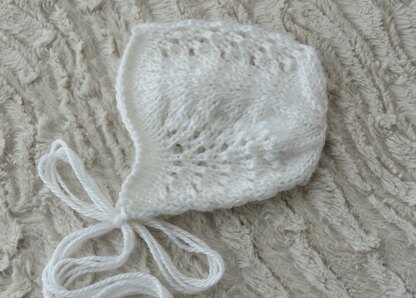 Delicate Lace Bonnet