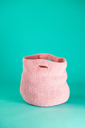 Benita Nesting Baskets - Free Knitting Pattern For Home in Paintbox Yarns Recycled Big Cotton by Paintbox Yarns