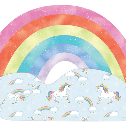 Michael Miller Fabrics Over The Rainbow Pillow - Downloadable PDF