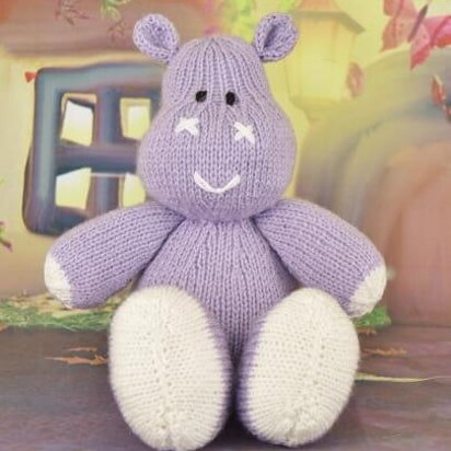Hank the Hippo - knitting pattern