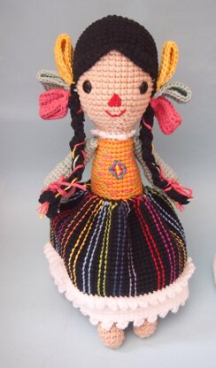 LELÉ THE MEXICAN DOLL - CROCHET PATTERN