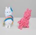 Larry & Linda Crochet Llama in Red Heart Amigurumi - LM6284 - Downloadable PDF