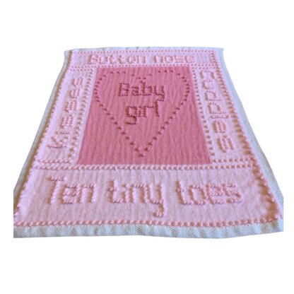 Ten Tiny Toes BOY or GIRL Baby Blanket