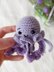Jellyfish crochet pattern, small amigurumi sea creature pattern