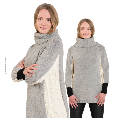 Oversize Sweater in BC Garn Semilla Grosso - 2441BC - Downloadable PDF