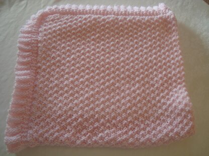 Baby Blanket with Ruffle