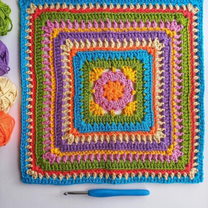 After the Rain Granny Square 12"