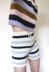 High Waist Stripe Knit Shorts