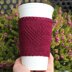 Love Means Warmth Cup Cozy