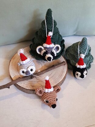 Christmas animals ornaments